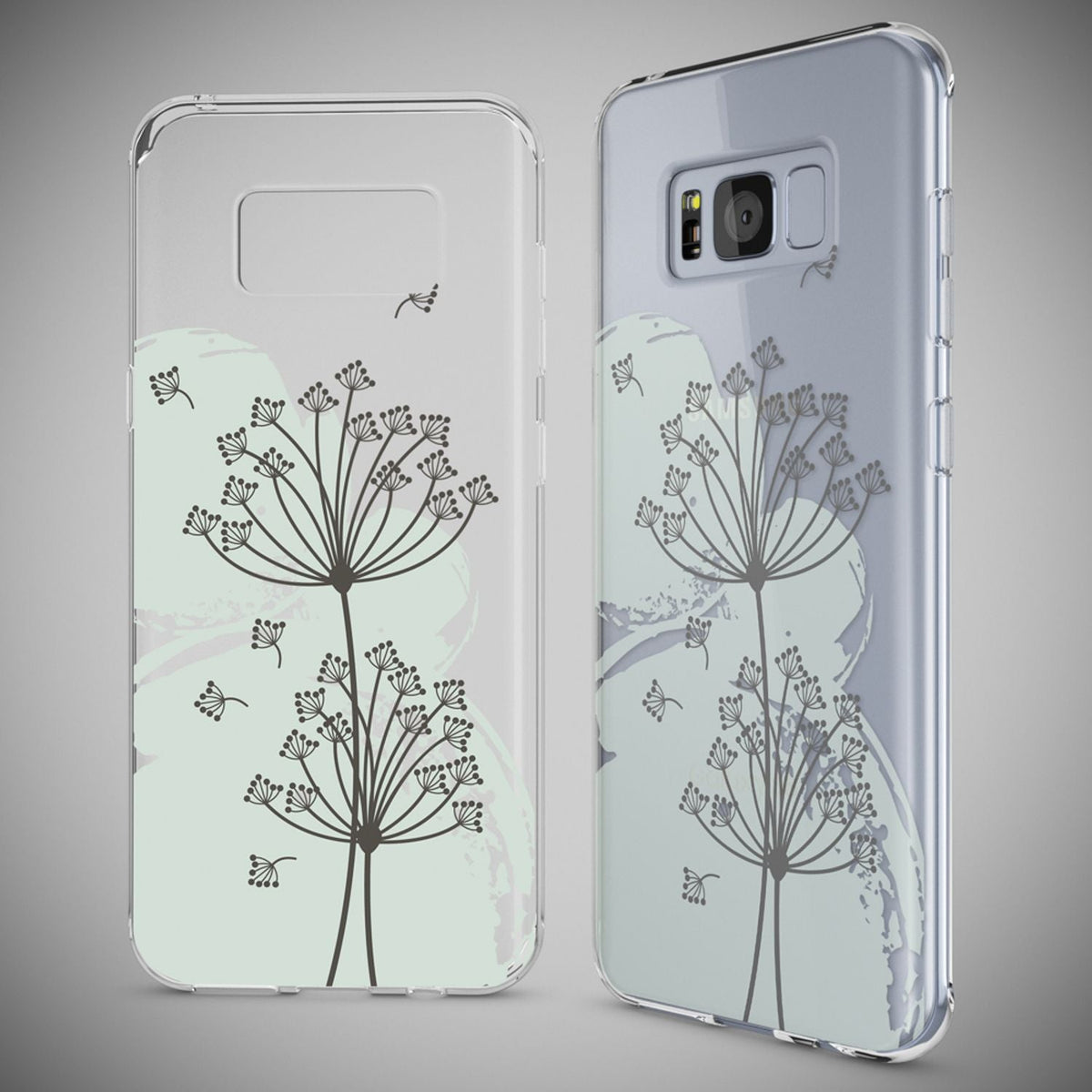 NALIA Handyhülle kompatibel mit Samsung Galaxy S8 Plus, Motiv Design Slim Silikon Case Cover, Crystal Schutzhülle Handy-Tasche Dünn, Muster Backcover Smart-Phone Hülle