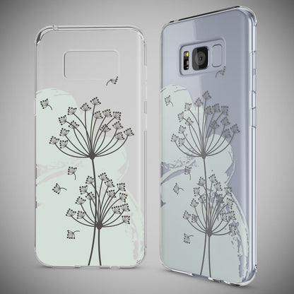 NALIA Handyhülle kompatibel mit Samsung Galaxy S8 Plus, Motiv Design Slim Silikon Case Cover, Crystal Schutzhülle Handy-Tasche Dünn, Muster Backcover Smart-Phone Hülle