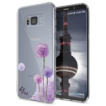 NALIA Handyhülle kompatibel mit Samsung Galaxy S8 Plus, Motiv Design Slim Silikon Case Cover, Crystal Schutzhülle Handy-Tasche Dünn, Muster Backcover Smart-Phone Hülle