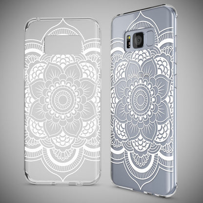 NALIA Handyhülle kompatibel mit Samsung Galaxy S8 Plus, Motiv Design Slim Silikon Case Cover, Crystal Schutzhülle Handy-Tasche Dünn, Muster Backcover Smart-Phone Hülle