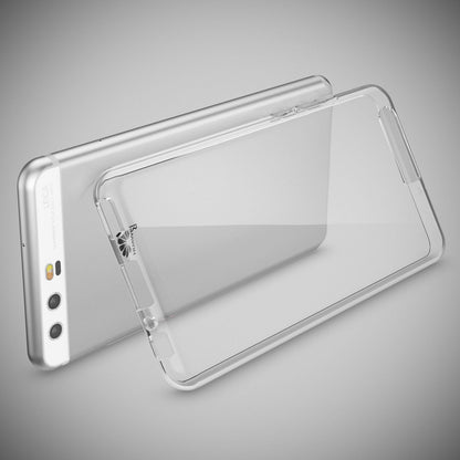 NALIA Handyhülle kompatibel mit Huawei P10, Ultra-Slim Soft TPU Silikon Case Cover, Crystal Clear Schutzhülle Dünn Durchsichtig, Etui Handy-Tasche Backcover Bumper Smart-Phone Hülle - Transparent