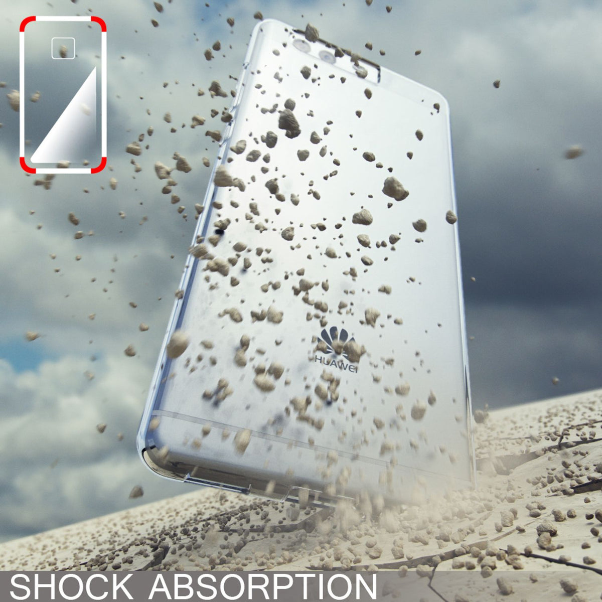 NALIA Handyhülle kompatibel mit Huawei P10, Ultra-Slim Soft TPU Silikon Case Cover, Crystal Clear Schutzhülle Dünn Durchsichtig, Etui Handy-Tasche Backcover Bumper Smart-Phone Hülle - Transparent