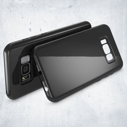 NALIA Handyhülle kompatibel mit Samsung Galaxy S8, Jelly Case Schutzhülle Ultra-Slim Silikon Back-Cover, Dünne Gummi Hülle Handy-Tasche Schale, Smart-Phone Bumper Skin Etui