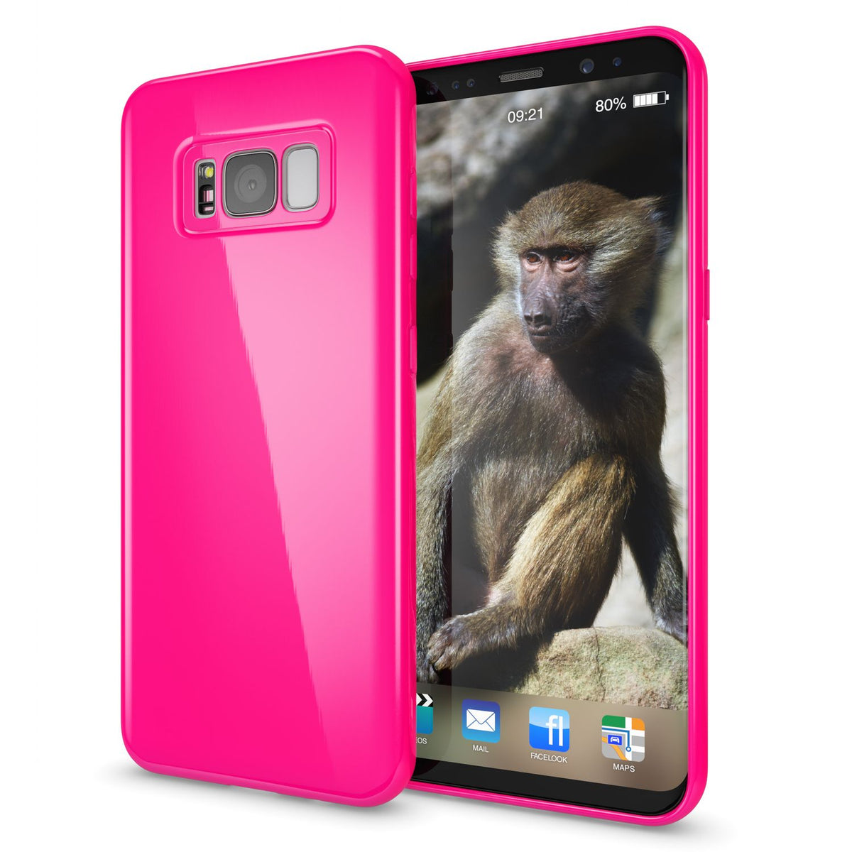 NALIA Handyhülle kompatibel mit Samsung Galaxy S8, Jelly Case Schutzhülle Ultra-Slim Silikon Back-Cover, Dünne Gummi Hülle Handy-Tasche Schale, Smart-Phone Bumper Skin Etui