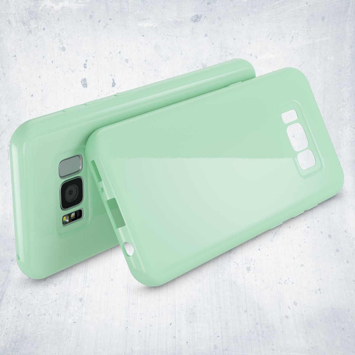 NALIA Handyhülle kompatibel mit Samsung Galaxy S8, Jelly Case Schutzhülle Ultra-Slim Silikon Back-Cover, Dünne Gummi Hülle Handy-Tasche Schale, Smart-Phone Bumper Skin Etui