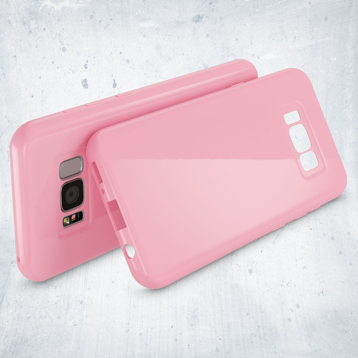 NALIA Handyhülle kompatibel mit Samsung Galaxy S8, Jelly Case Schutzhülle Ultra-Slim Silikon Back-Cover, Dünne Gummi Hülle Handy-Tasche Schale, Smart-Phone Bumper Skin Etui