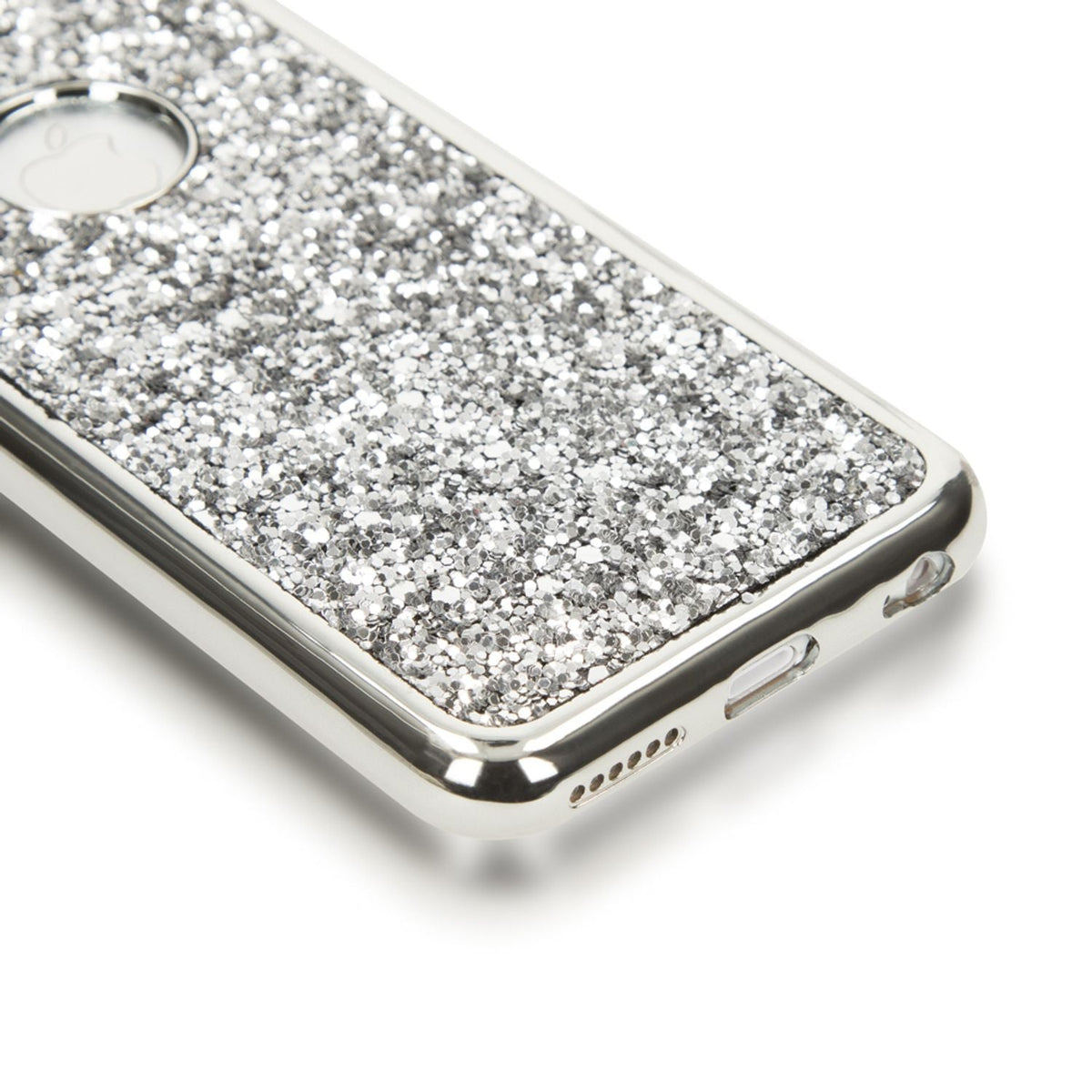NALIA Handyhülle kompatibel mit iPhone 6 6S, Glitzer Slim Back-Cover Case mit Maus Ohren, Glitter Silikon Hülle Schutzhülle Dünn, Strass Bling Etui Handy-Tasche Smart-Phone Bumper