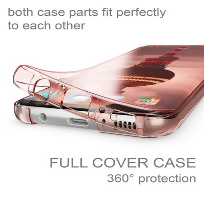 NALIA 360 Grad Hülle kompatibel mit Samsung Galaxy S8 Plus, Full Cover Rundum Doppel-Schutz Handyhülle Dünn, Ganzkörper Silikon Case Transparente Schutzhülle Vorne & Hinten Schale