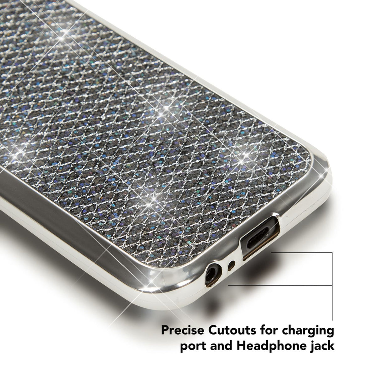 NALIA Handyhülle kompatibel mit Samsung Galaxy A5 2017, Glitzer Slim Silikon-Case Back-Cover Schutzhülle, Glitter Sparkle Handy-Tasche Bumper, Dünne Bling Strass Smart-Phone Hülle