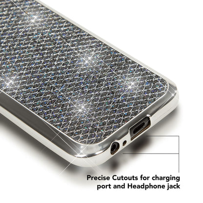 NALIA Handyhülle kompatibel mit Samsung Galaxy A5 2017, Glitzer Slim Silikon-Case Back-Cover Schutzhülle, Glitter Sparkle Handy-Tasche Bumper, Dünne Bling Strass Smart-Phone Hülle