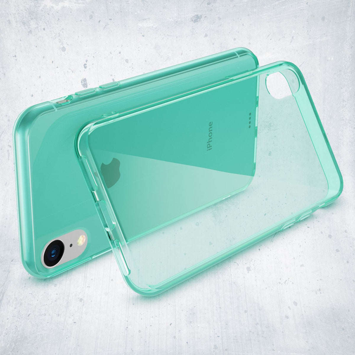 NALIA Handyhülle kompatibel mit iPhone XR, Ultra-Slim Silikon Case Cover Crystal Clear Schutzhülle Dünn Durchsichtig, Etui Handy-Tasche Backcover Hülle Transparent Bumper