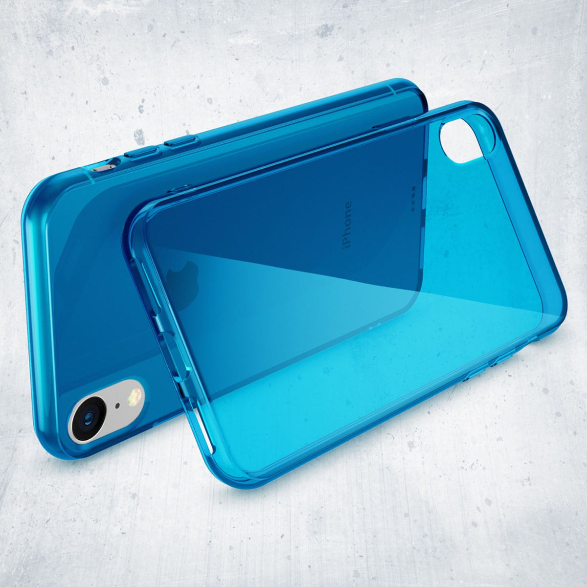 NALIA Handyhülle kompatibel mit iPhone XR, Ultra-Slim Silikon Case Cover Crystal Clear Schutzhülle Dünn Durchsichtig, Etui Handy-Tasche Backcover Hülle Transparent Bumper
