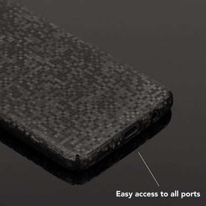 NALIA Handyhülle kompatibel mit Samsung Galaxy S8, Mosaik Ultra-Slim Hardcase Backcover Schutzhülle, Handy-Tasche Hülle Cover Case im Metall-Look Dünnes Bumper Karo Etui Skin