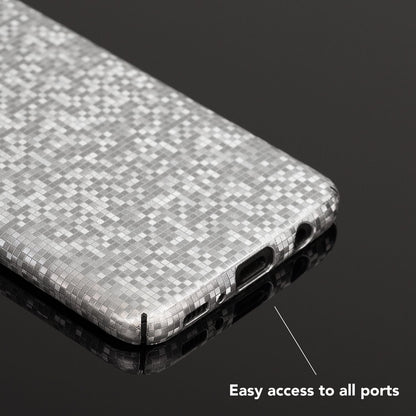 NALIA Handyhülle kompatibel mit Samsung Galaxy S8, Mosaik Ultra-Slim Hardcase Backcover Schutzhülle, Handy-Tasche Hülle Cover Case im Metall-Look Dünnes Bumper Karo Etui Skin