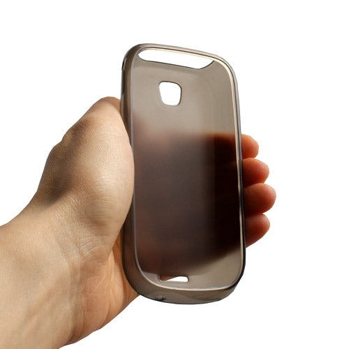 TPU Hülle Skin Transparent Schwarz für Samsung Galaxy 3 i5800 | System-S