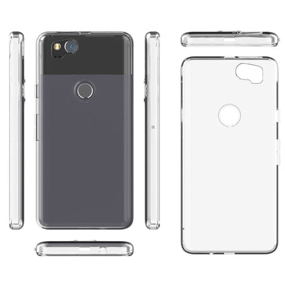 NALIA Transparente Silikonhülle für Google Pixel 2 – Anti-Gelb & Rutschfest – GLAZE (Handyhülle Kristallklar, Schlank & Stoßfest) – Marke aus Berlin