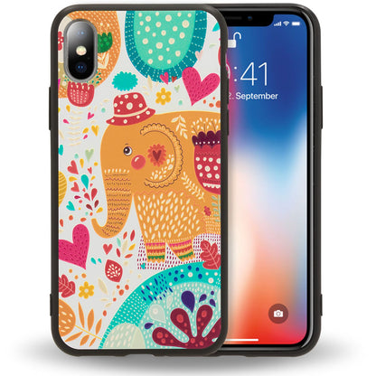 NALIA Handyhülle kompatibel mit iPhone X XS, Ultra-Slim TPU Hülle Silikon Motiv Case Cover Gummi Schutzhülle Dünn, Etui Handy-Tasche Backcover Phone Skin Bumper