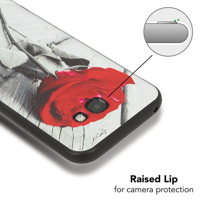NALIA Handyhülle kompatibel mit Samsung Galaxy A5 (17), Slim TPU Silikon Motiv Case Cover Gummi Schutzhülle Dünn, Ultra-Slim Etui Handy-Tasche Backcover Phone Bumper