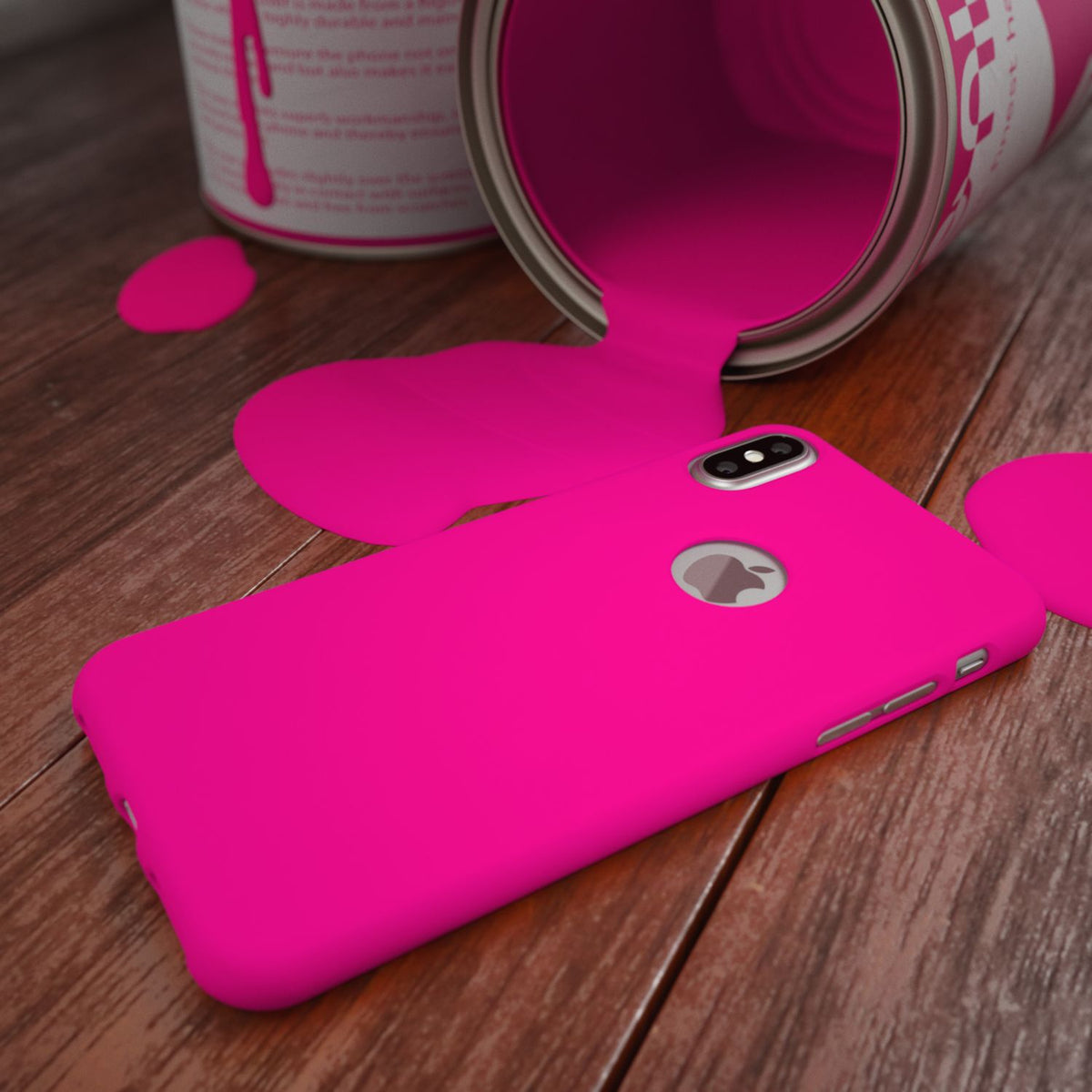 NALIA Neon Silikonhülle für iPhone XS Max – Soft-Touch & Signal-Neon – NEONSHOCK (Matte Schutzhülle) – Marke aus Berlin