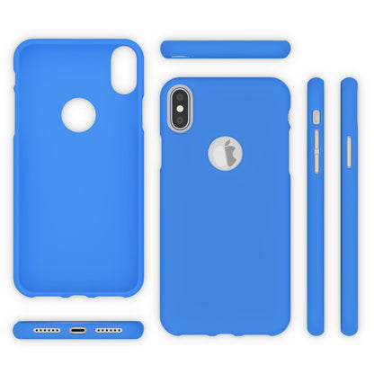 NALIA Neon Silikonhülle für iPhone XS Max – Soft-Touch & Signal-Neon – NEONSHOCK (Matte Schutzhülle) – Marke aus Berlin