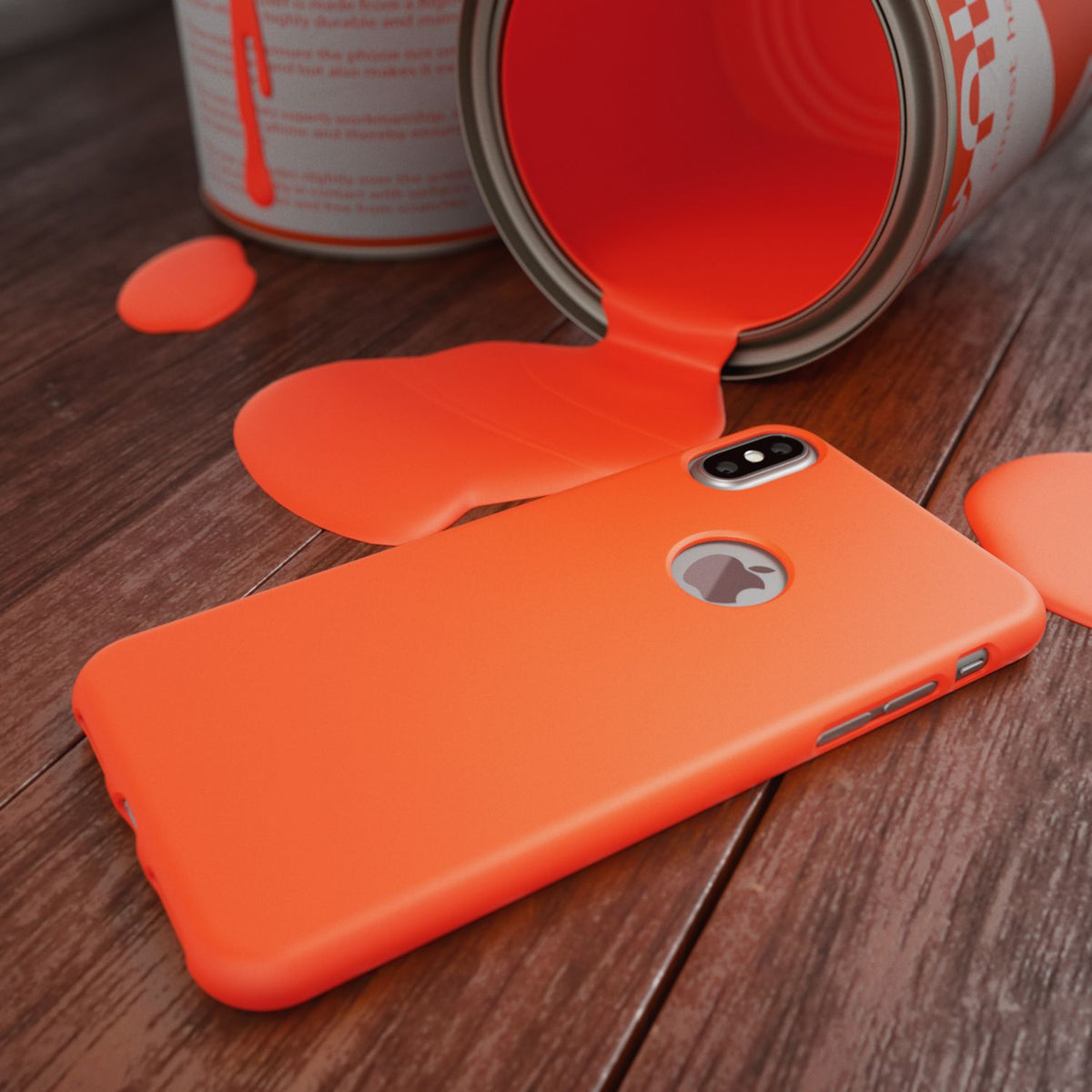 NALIA Neon Silikonhülle für iPhone XS Max – Soft-Touch & Signal-Neon – NEONSHOCK (Matte Schutzhülle) – Marke aus Berlin
