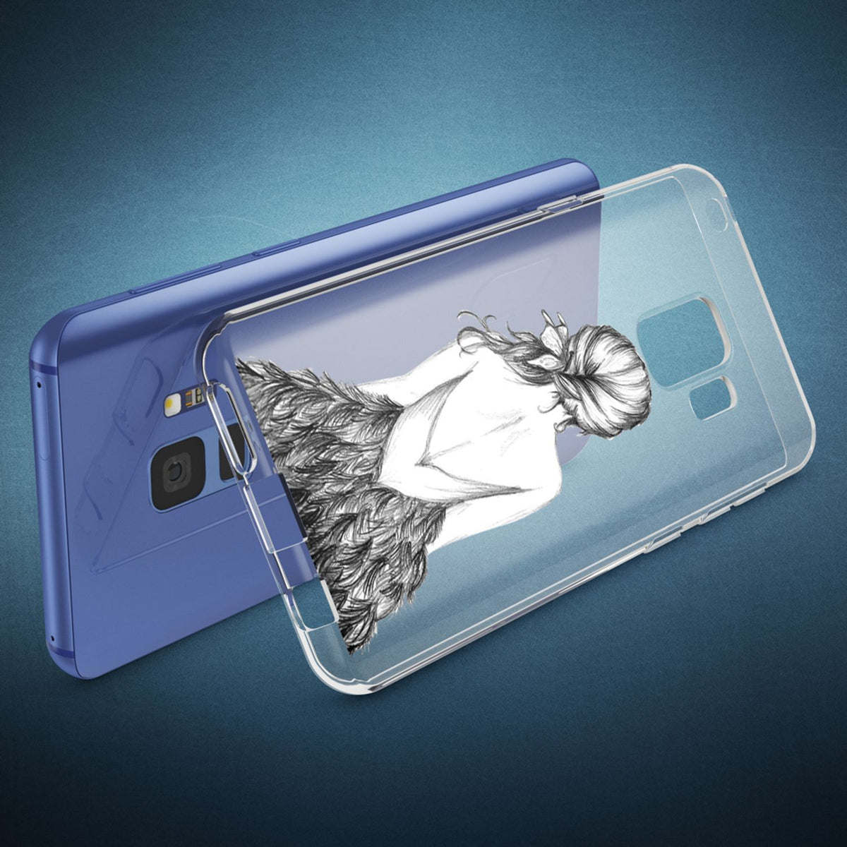 NALIA Handyhülle kompatibel mit Samsung Galaxy S9, Slim Silikon Motiv Case Crystal Schutzhülle Dünn Durchsichtig, Etui Handy-Tasche Back-Cover Transparent Bumper