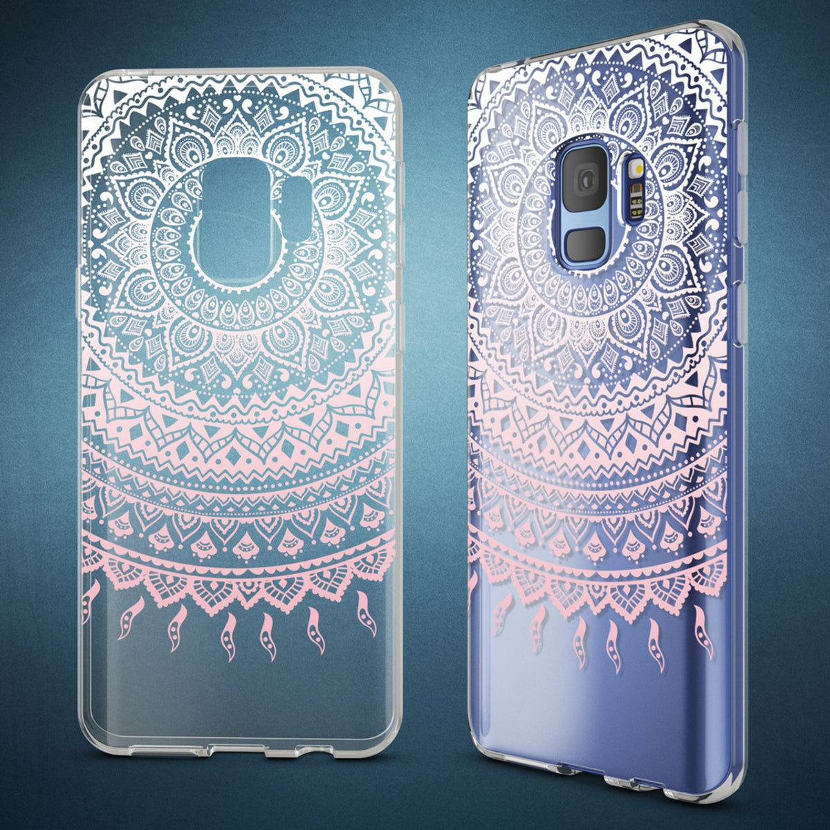 NALIA Handyhülle kompatibel mit Samsung Galaxy S9, Slim Silikon Motiv Case Crystal Schutzhülle Dünn Durchsichtig, Etui Handy-Tasche Back-Cover Transparent Bumper