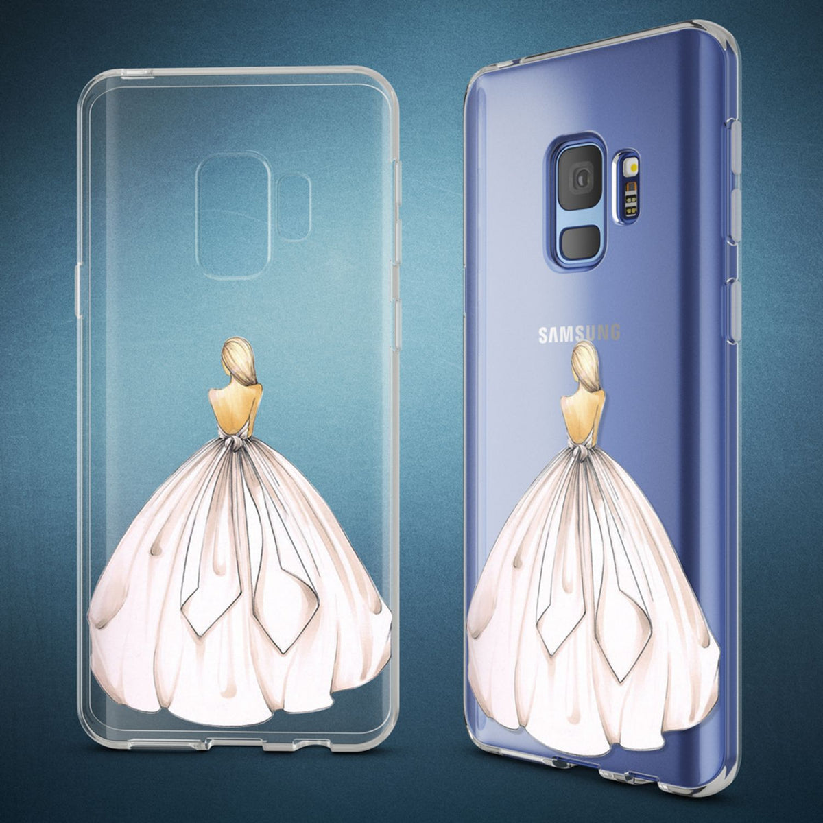 NALIA Handyhülle kompatibel mit Samsung Galaxy S9, Slim Silikon Motiv Case Crystal Schutzhülle Dünn Durchsichtig, Etui Handy-Tasche Back-Cover Transparent Bumper