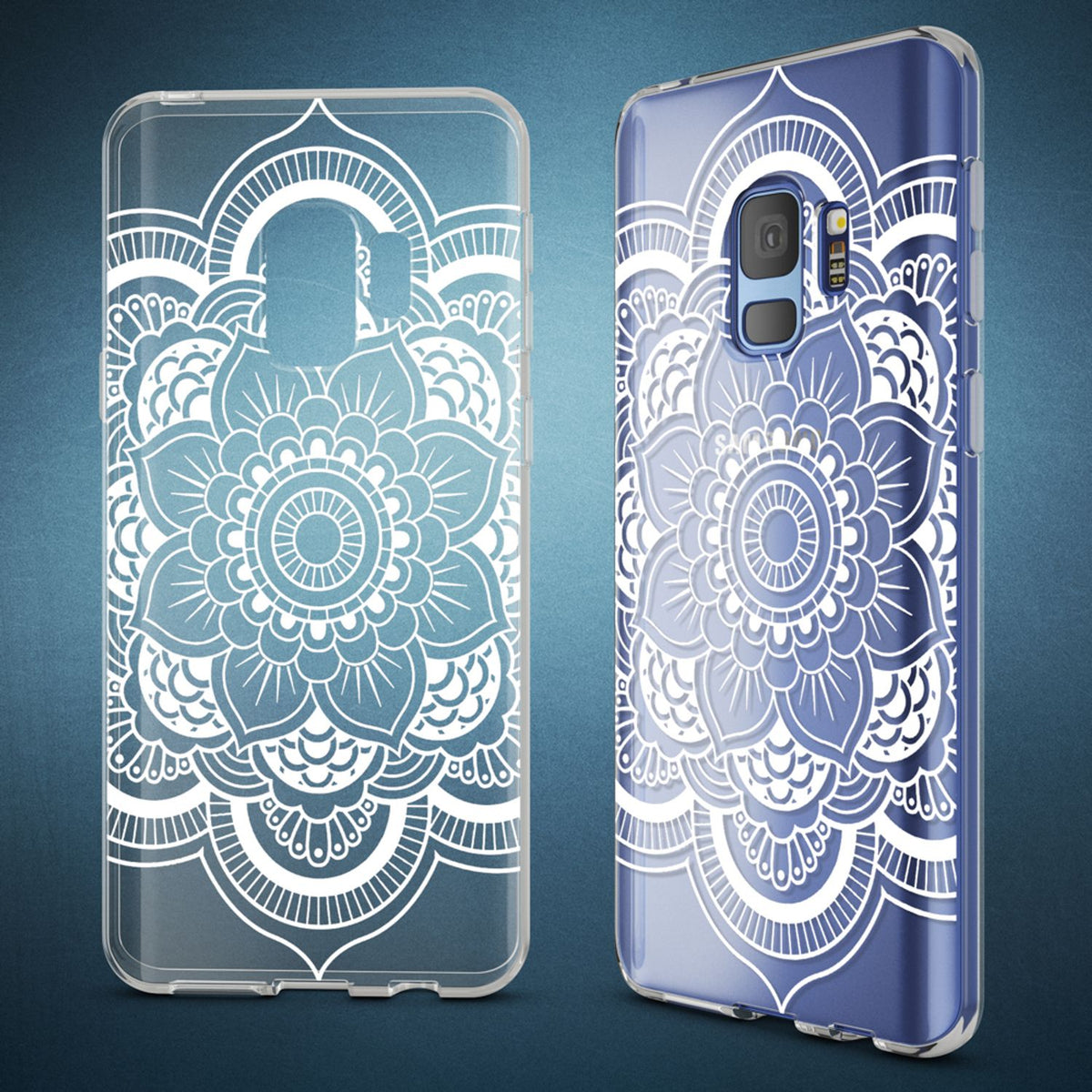 NALIA Handyhülle kompatibel mit Samsung Galaxy S9, Slim Silikon Motiv Case Crystal Schutzhülle Dünn Durchsichtig, Etui Handy-Tasche Back-Cover Transparent Bumper