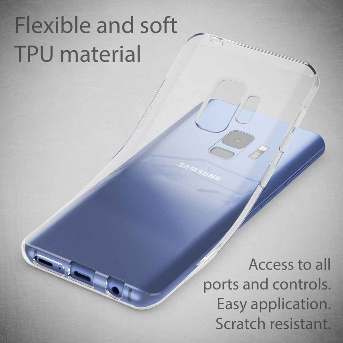NALIA Handyhülle kompatibel mit Samsung Galaxy S9, Slim Silikon Motiv Case Crystal Schutzhülle Dünn Durchsichtig, Etui Handy-Tasche Back-Cover Transparent Bumper