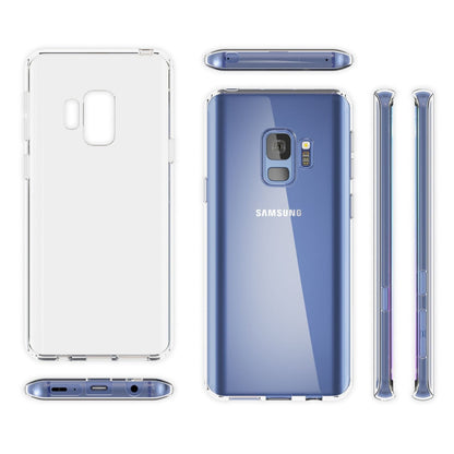 NALIA Handyhülle kompatibel mit Samsung Galaxy S9, Slim Silikon Motiv Case Crystal Schutzhülle Dünn Durchsichtig, Etui Handy-Tasche Back-Cover Transparent Bumper