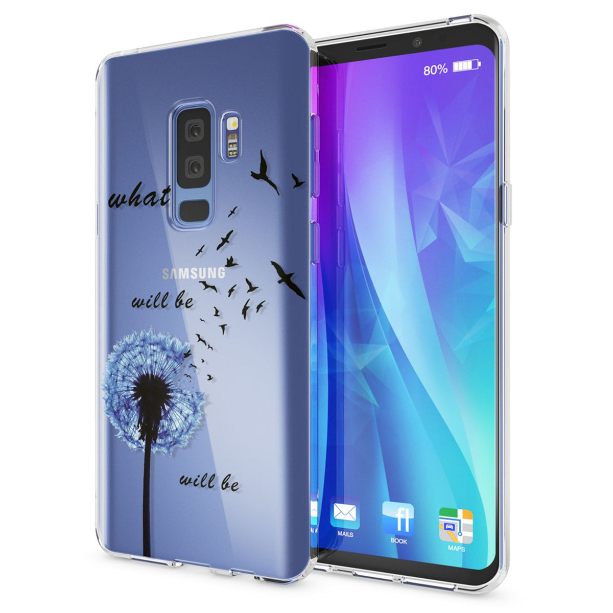 NALIA Handyhülle kompatibel mit Samsung Galaxy S9 Plus, Slim Silikon Motiv Case Crystal Schutzhülle Dünn Durchsichtig, Etui Handy-Tasche Back-Cover Transparent Bumper