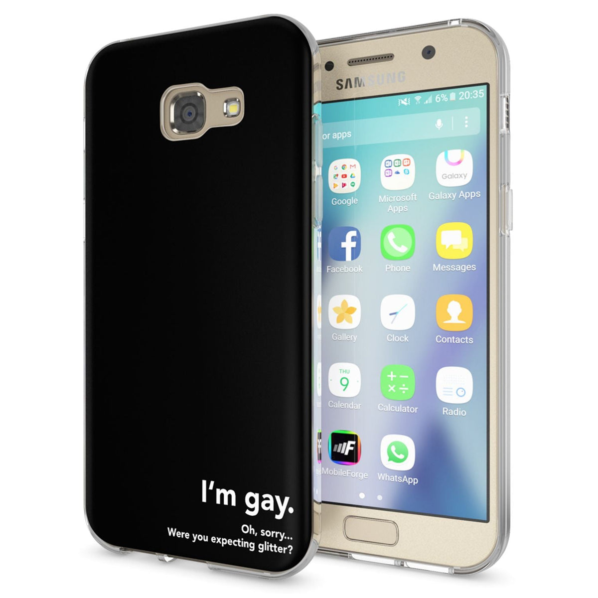 NALIA Handyhülle kompatibel mit Samsung Galaxy A5 2017, Lustig Silikon Phone Etui Dünnes Case Ultra-Slim Schutzhülle Spruch Handy-Tasche Back-Cover Bumper