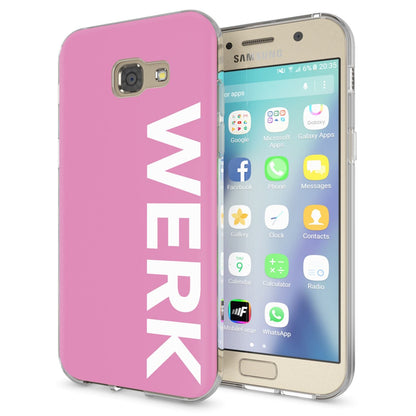 NALIA Handyhülle kompatibel mit Samsung Galaxy A5 2017, Lustig Silikon Phone Etui Dünnes Case Ultra-Slim Schutzhülle Spruch Handy-Tasche Back-Cover Bumper