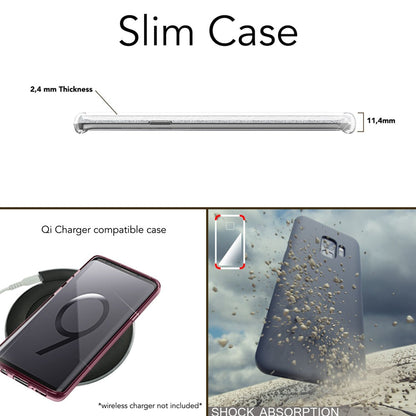 NALIA Glitzerhülle für Samsung Galaxy S9 – Funkelnder Glitzer-Look & Grip – SHINEPOP (Silikon Case) – Marke aus Berlin