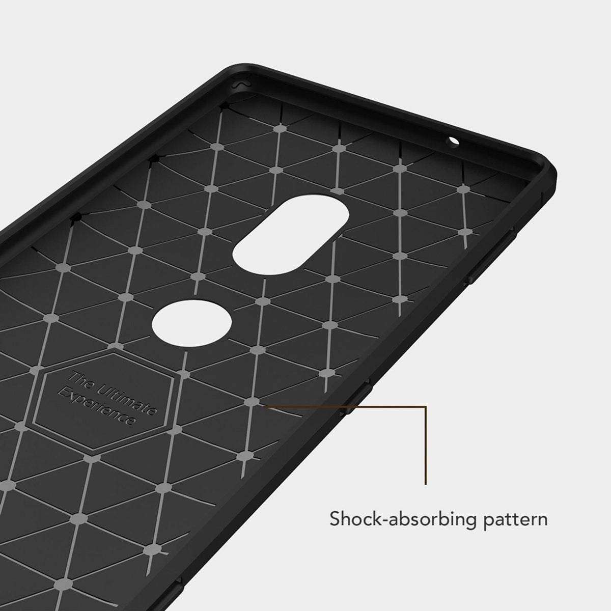 NALIA Handyhülle kompatibel mit Sony Xperia XZ2, Ultra Slim Silikon Case Cover, Dünne Crystal Phone Schutzhülle, Etui Handy-Tasche Back-Cover Bumper, Smartphone TPU Gummihülle  - Schwarz