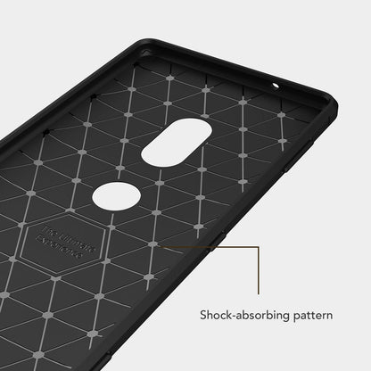 NALIA Handyhülle kompatibel mit Sony Xperia XZ2, Ultra Slim Silikon Case Cover, Dünne Crystal Phone Schutzhülle, Etui Handy-Tasche Back-Cover Bumper, Smartphone TPU Gummihülle  - Schwarz
