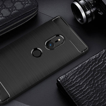 NALIA Handyhülle kompatibel mit Sony Xperia XZ2, Ultra Slim Silikon Case Cover, Dünne Crystal Phone Schutzhülle, Etui Handy-Tasche Back-Cover Bumper, Smartphone TPU Gummihülle  - Schwarz