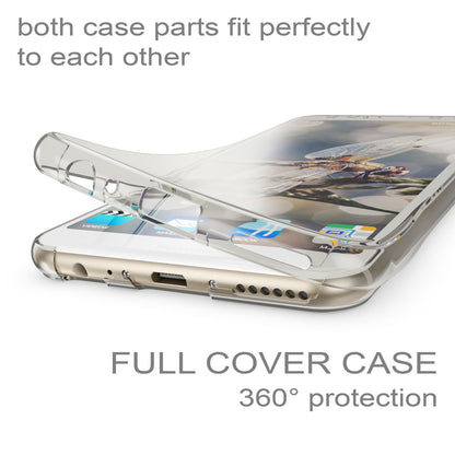 NALIA 360 Grad Handyhülle kompatibel mit Huawei Mate 10 Lite, Full Cover vorne hinten Doppel-Schutz, Dünn Ganzkörper Case Silikon Handytasche Transparenter Displayschutz Rückseite