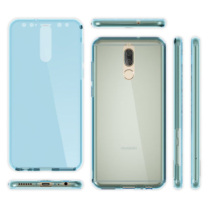 NALIA 360 Grad Handyhülle kompatibel mit Huawei Mate 10 Lite, Full Cover vorne hinten Doppel-Schutz, Dünn Ganzkörper Case Silikon Handytasche Transparenter Displayschutz Rückseite