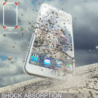 NALIA 360 Grad Handyhülle kompatibel mit Huawei Mate 10 Lite, Full Cover vorne hinten Doppel-Schutz, Dünn Ganzkörper Case Silikon Handytasche Transparenter Displayschutz Rückseite