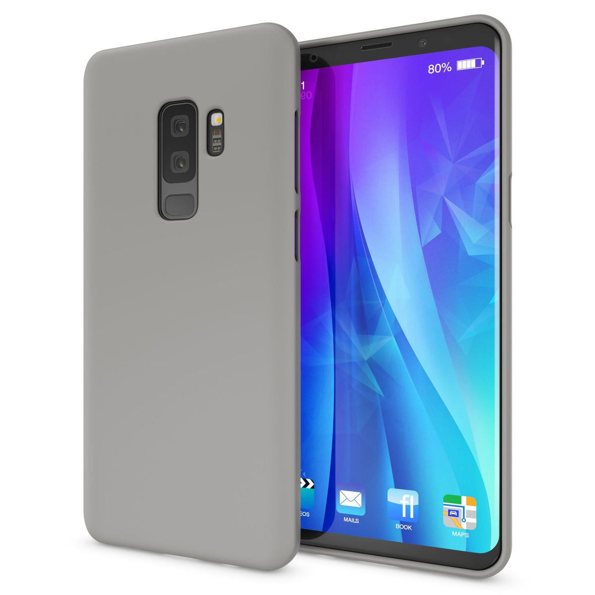 NALIA Neon Silikonhülle für Samsung Galaxy S9 Plus – Soft-Touch & Signal-Neon – NEONSHOCK (Matte Schutzhülle) – Marke aus Berlin
