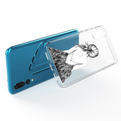 NALIA Handyhülle kompatibel mit Huawei P20 Pro, Slim Silikon Motiv Case Crystal Schutzhülle Dünn Durchsichtig, Etui Handy-Tasche Back-Cover Transparent Bumper
