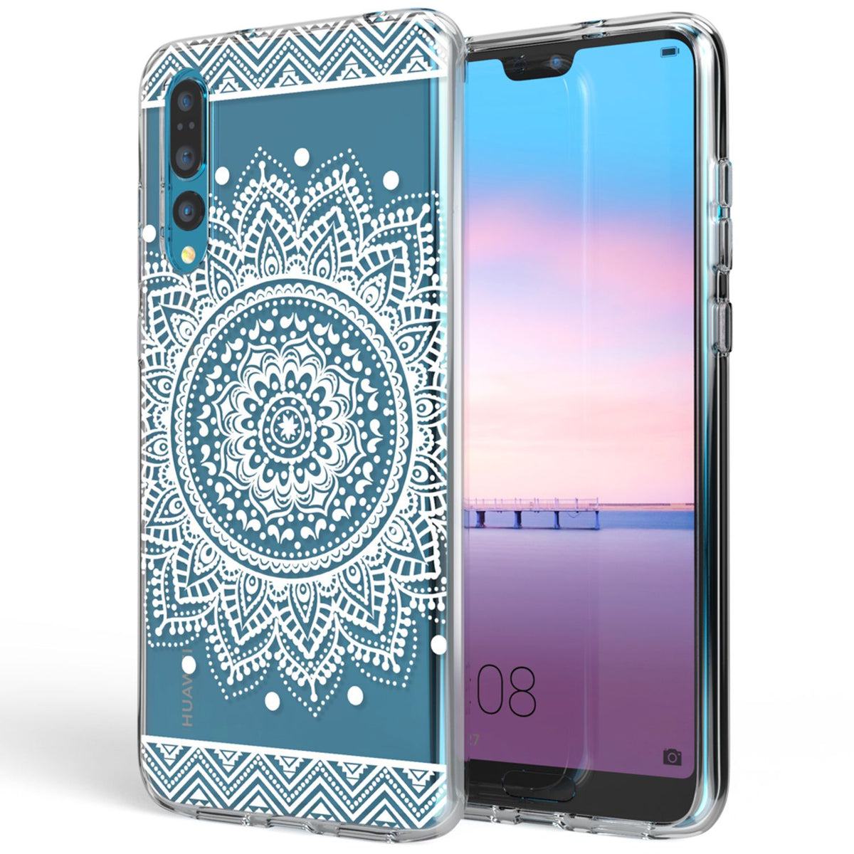 NALIA Handyhülle kompatibel mit Huawei P20 Pro, Slim Silikon Motiv Case Crystal Schutzhülle Dünn Durchsichtig, Etui Handy-Tasche Back-Cover Transparent Bumper