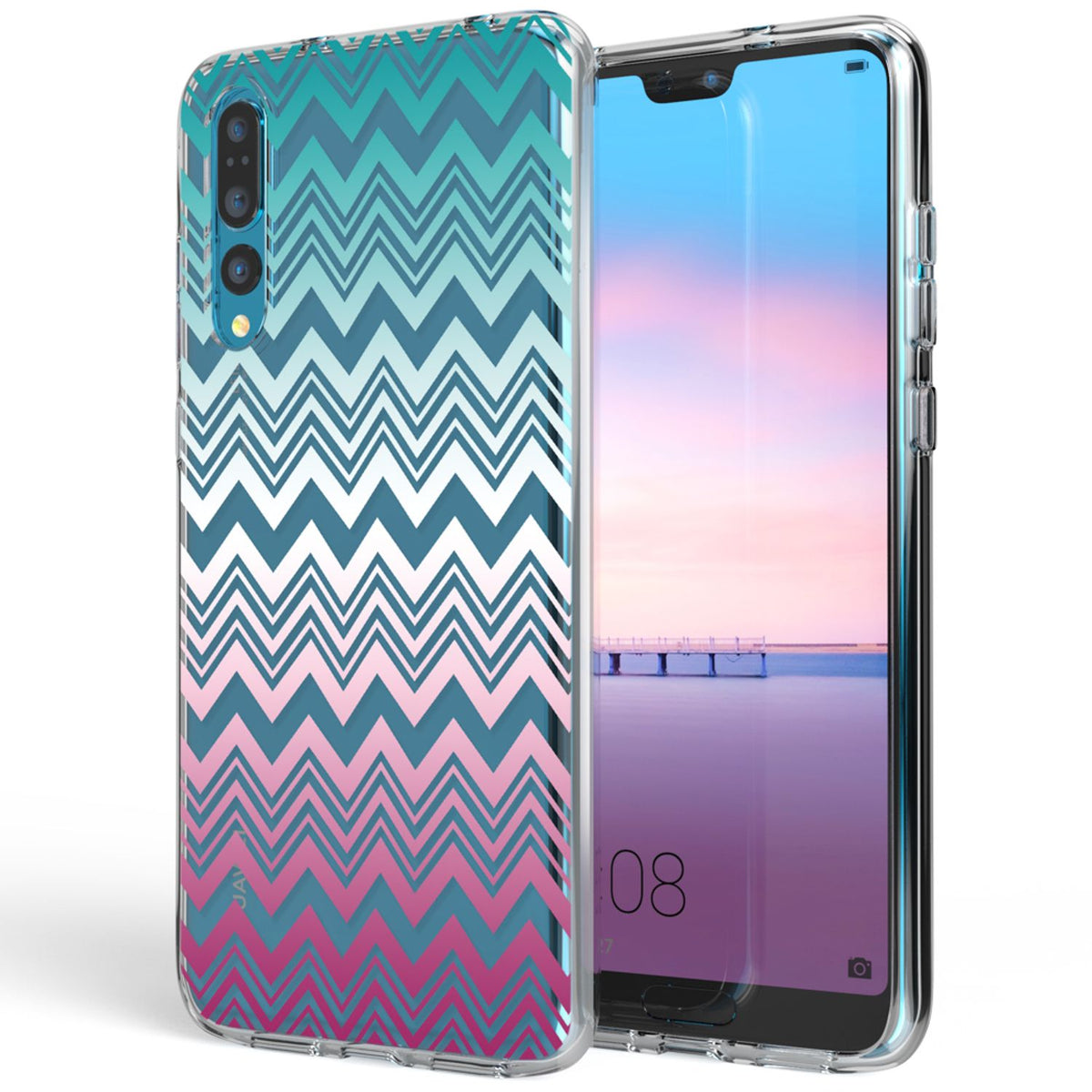 NALIA Handyhülle kompatibel mit Huawei P20 Pro, Slim Silikon Motiv Case Crystal Schutzhülle Dünn Durchsichtig, Etui Handy-Tasche Back-Cover Transparent Bumper