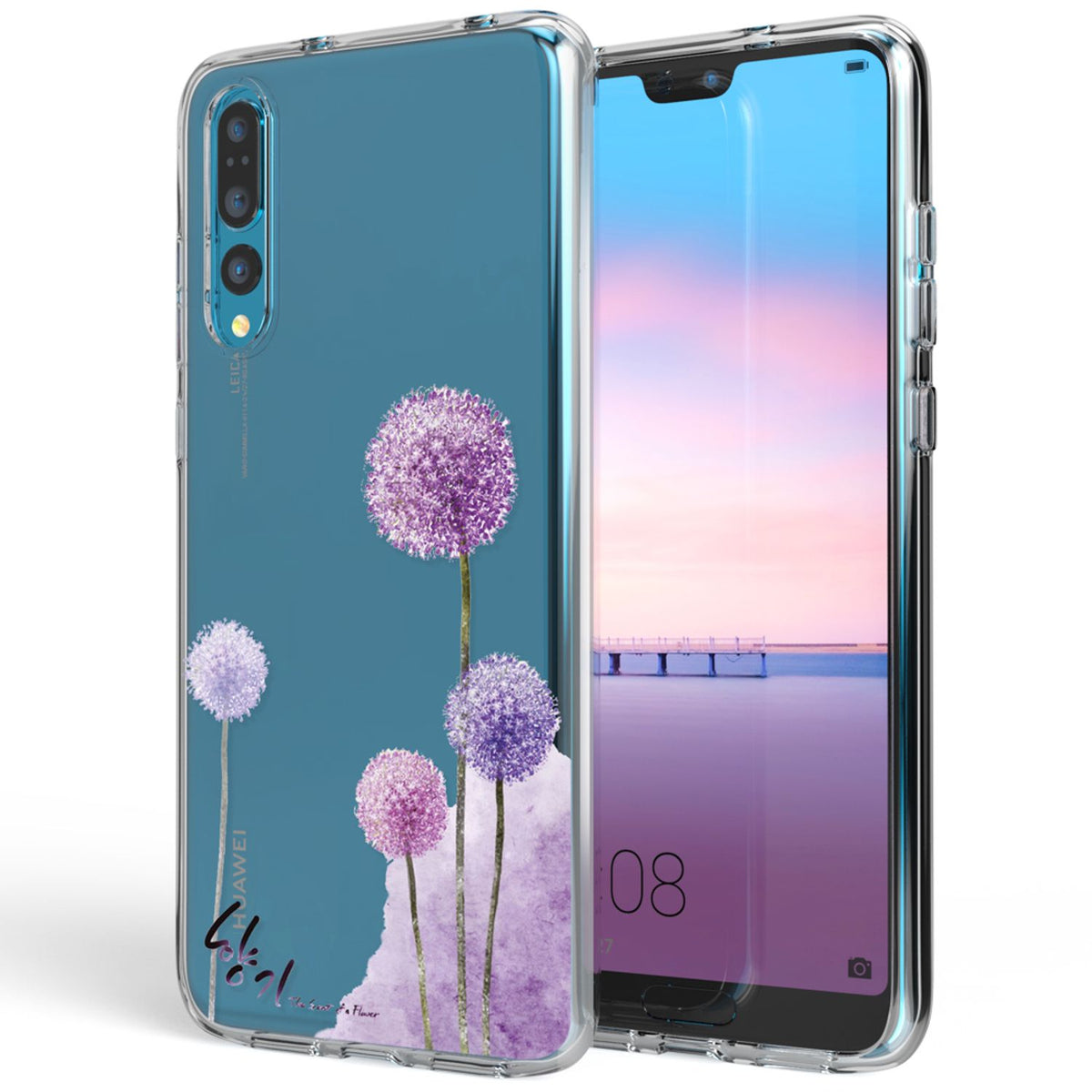 NALIA Handyhülle kompatibel mit Huawei P20 Pro, Slim Silikon Motiv Case Crystal Schutzhülle Dünn Durchsichtig, Etui Handy-Tasche Back-Cover Transparent Bumper