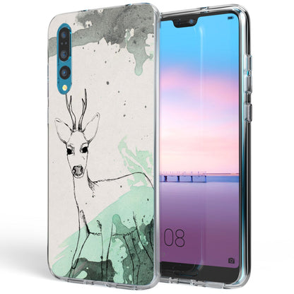 NALIA Handyhülle kompatibel mit Huawei P20 Pro, Slim Silikon Motiv Case Crystal Schutzhülle Dünn Durchsichtig, Etui Handy-Tasche Back-Cover Transparent Bumper