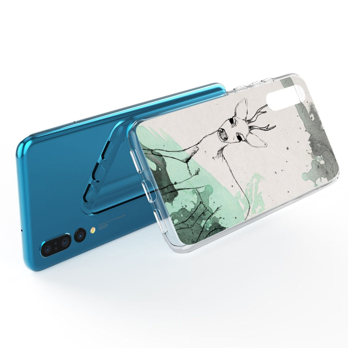 NALIA Handyhülle kompatibel mit Huawei P20 Pro, Slim Silikon Motiv Case Crystal Schutzhülle Dünn Durchsichtig, Etui Handy-Tasche Back-Cover Transparent Bumper