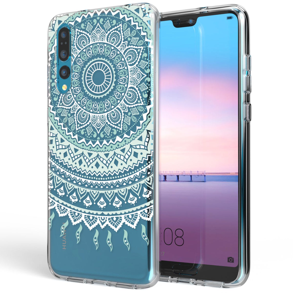 NALIA Handyhülle kompatibel mit Huawei P20 Pro, Slim Silikon Motiv Case Crystal Schutzhülle Dünn Durchsichtig, Etui Handy-Tasche Back-Cover Transparent Bumper