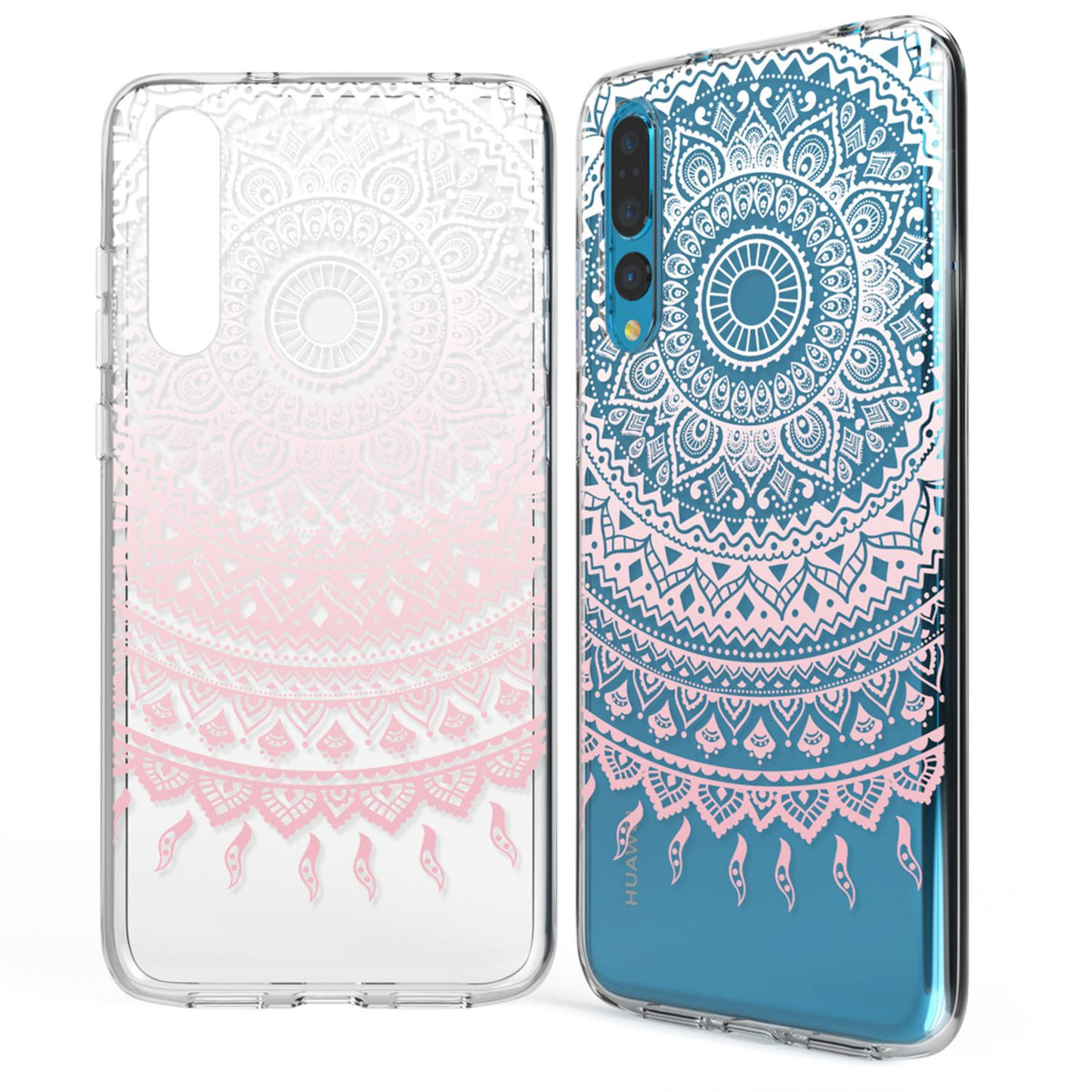 NALIA Handyhülle kompatibel mit Huawei P20 Pro, Slim Silikon Motiv Case Crystal Schutzhülle Dünn Durchsichtig, Etui Handy-Tasche Back-Cover Transparent Bumper
